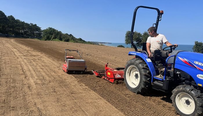 Création espace vert engazonnement normandie
